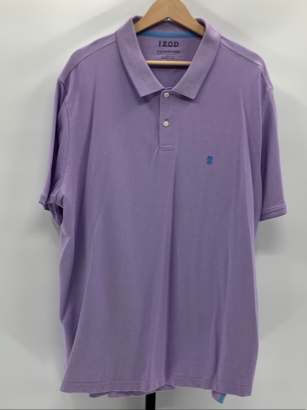 Izod Men’s Lavender Short-Sleeve Polo